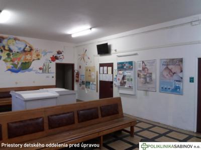 Úprava priestorov detského oddelenia - február 2020, foto 3 z 17